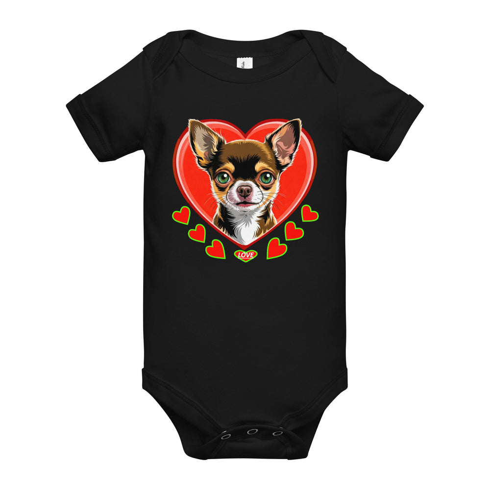 Baby short sleeve one piece | DOG LOVE