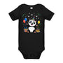 Baby short sleeve one piece | Panda Geburtstag