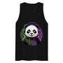 Men’s premium tank top | PANDA MIT KOPFHÖRER