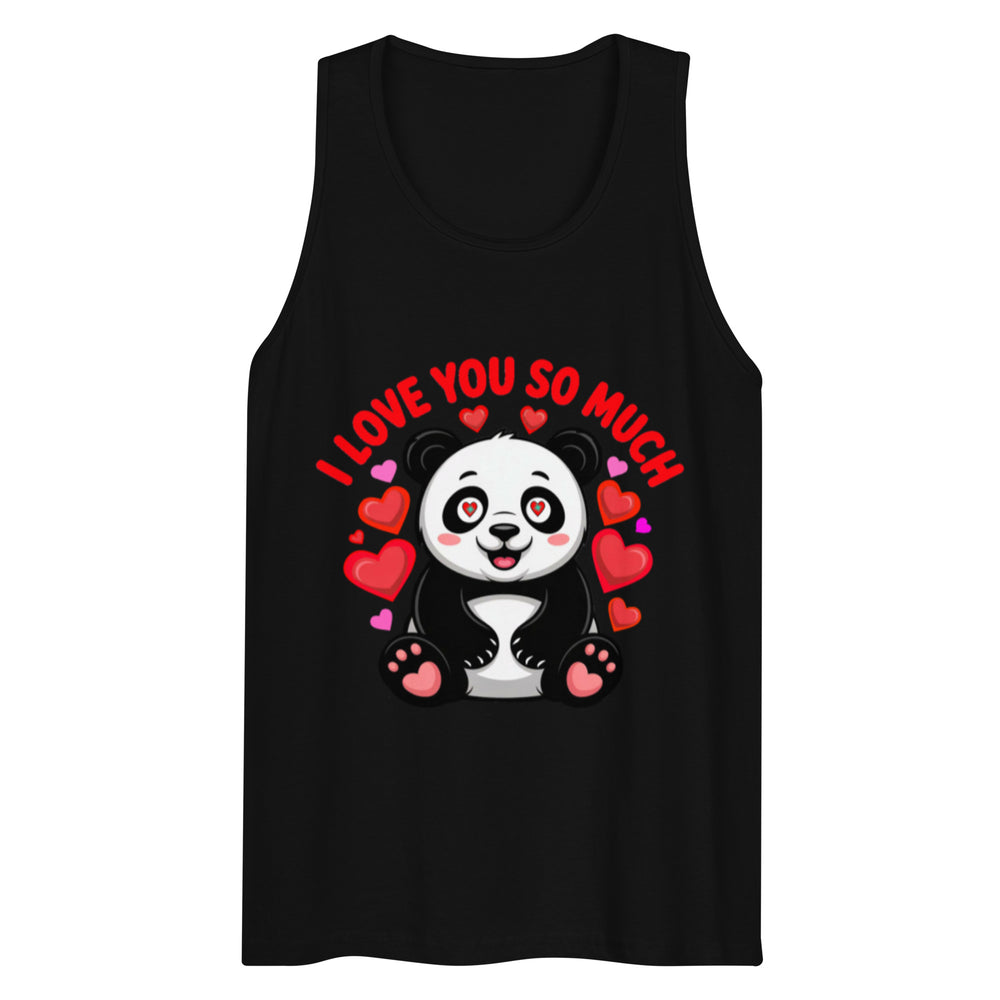 Men’s premium tank top | Panda Liebe