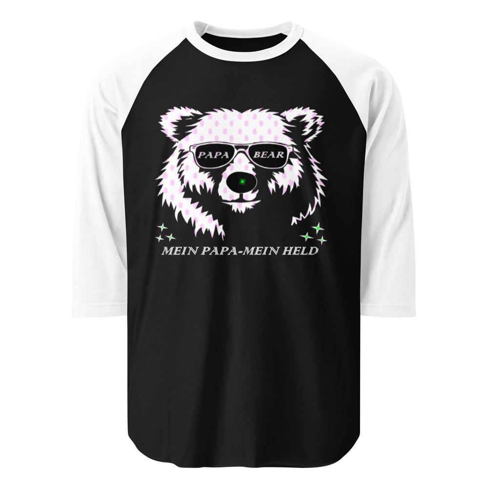3/4 sleeve raglan shirt | PAPA BEAR