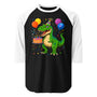 3/4 sleeve raglan shirt | DINO GEBURTSTAG!!