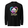 Garment-dyed heavyweight long-sleeve shirt | PANDA SONYA