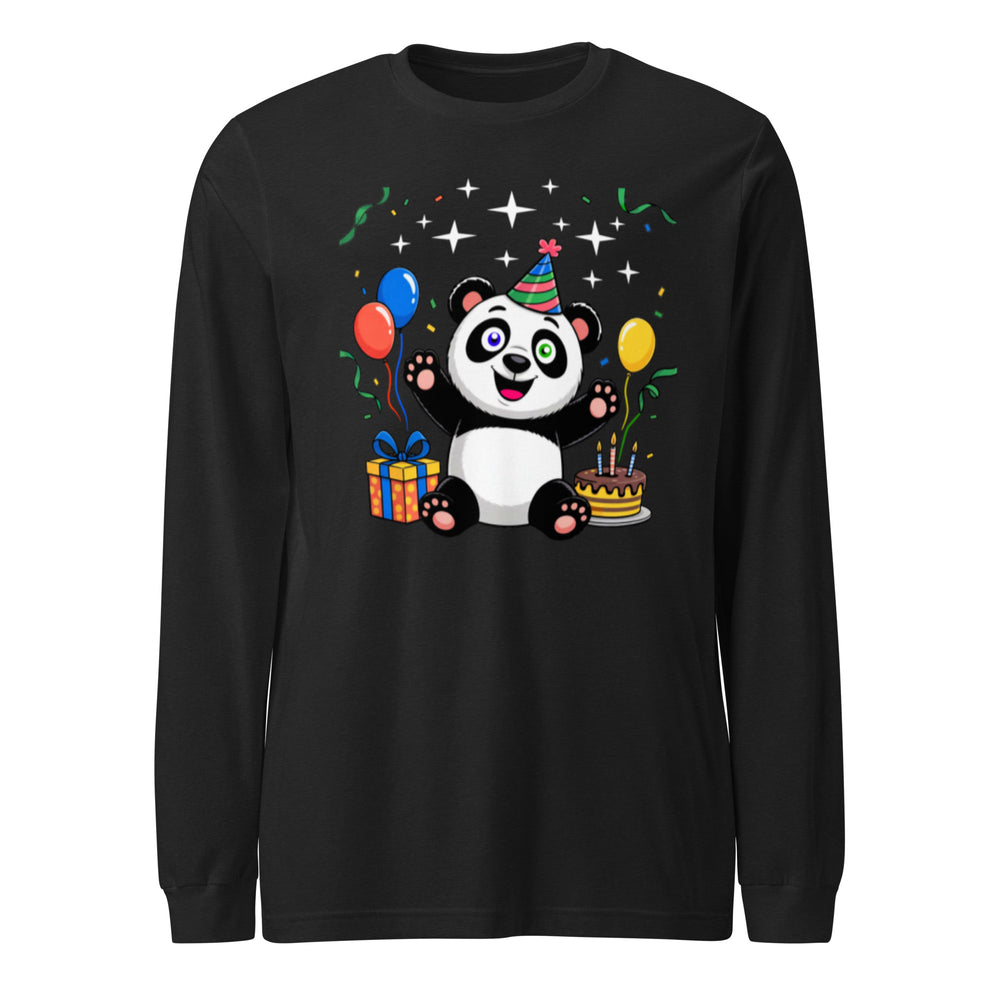 Unisex Long Sleeve Tee | Panda Geburtstag