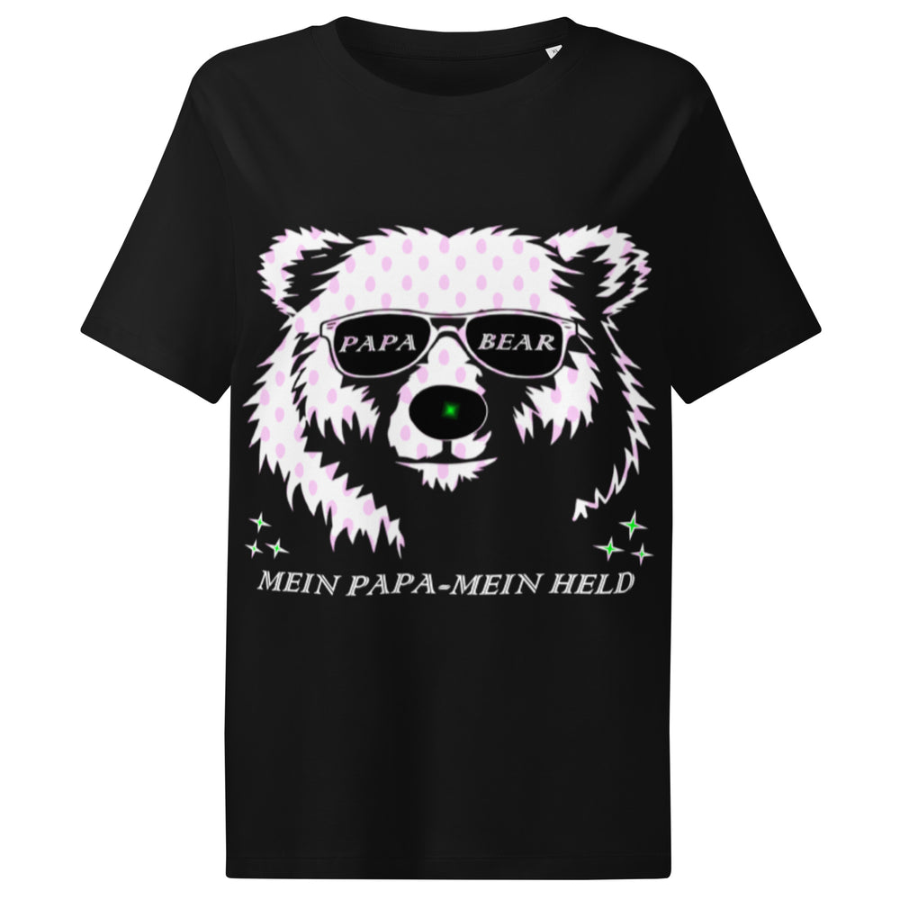 Women’s organic ribbed neck t-shirt | PAPA BEAR
