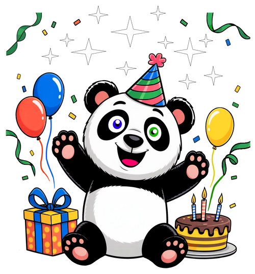 Panda Geburtstag