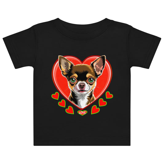 Baby jersey t-shirt | DOG LOVE