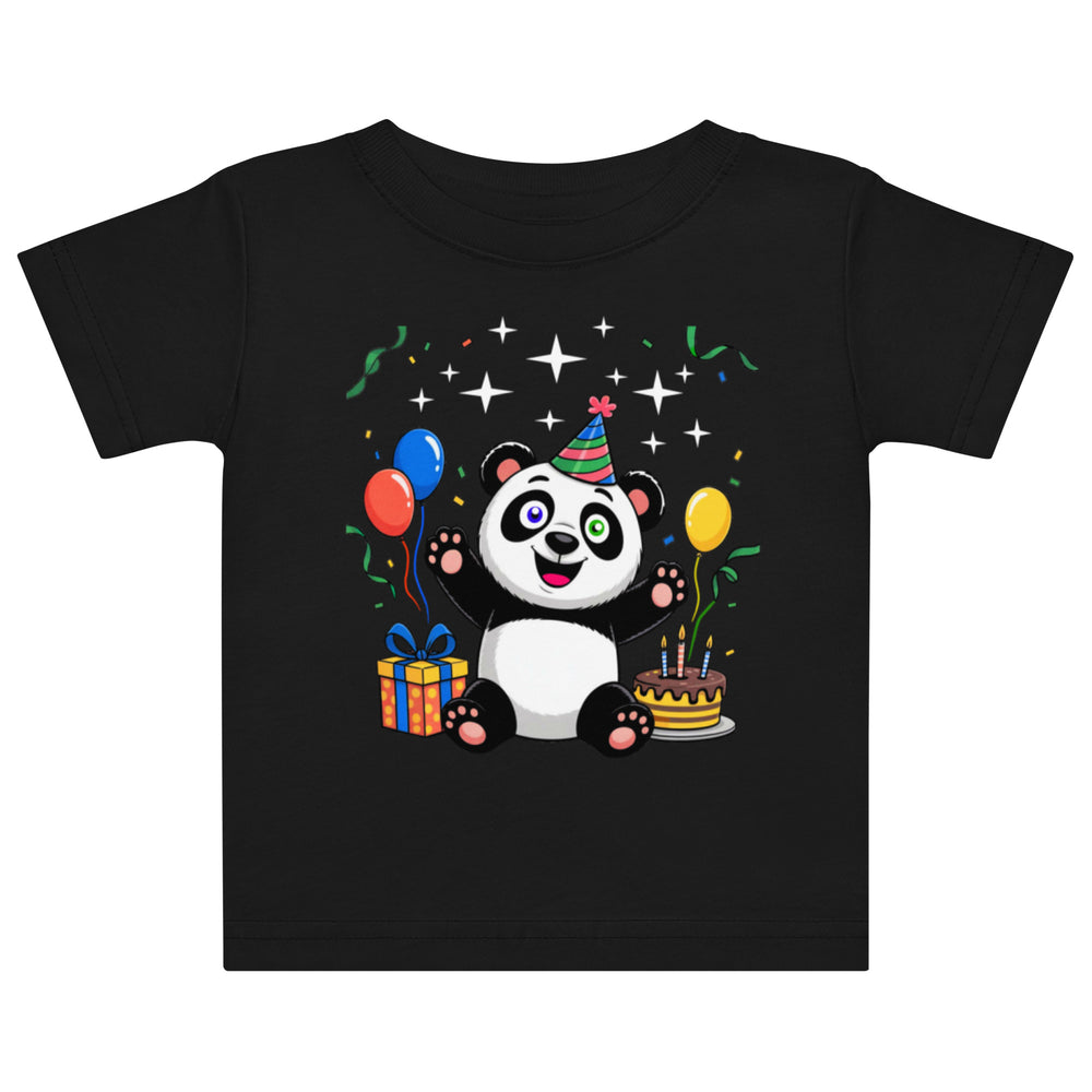 Baby jersey t-shirt  | Panda Geburtstag