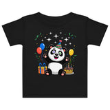 Baby jersey t-shirt  | Panda Geburtstag 1