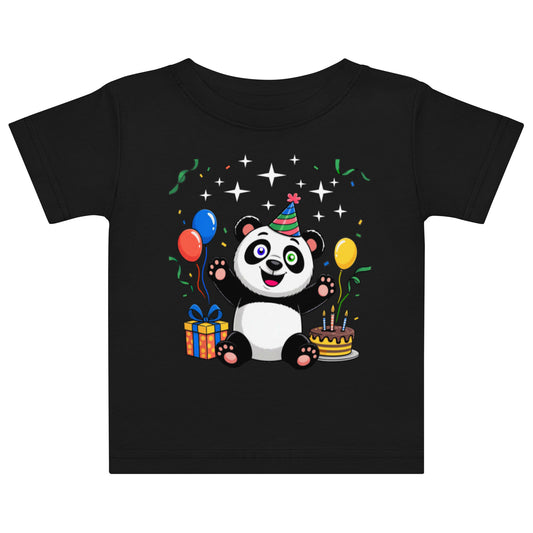 Baby jersey t-shirt  | Panda Geburtstag