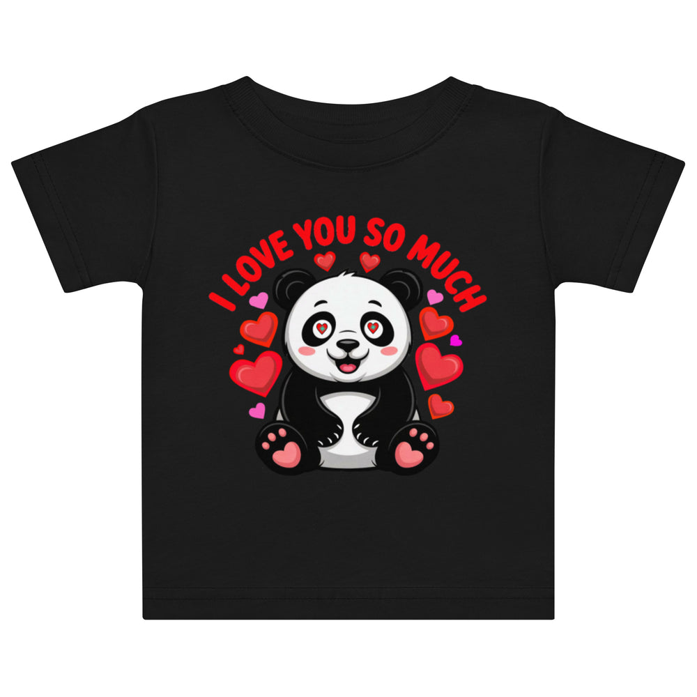 Baby jersey t-shirt | Panda Liebe