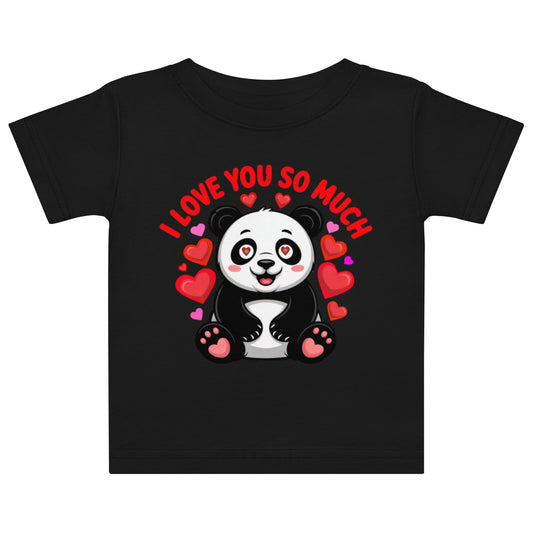 Baby jersey t-shirt | Panda Liebe
