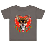 Baby jersey t-shirt | DOG LOVE 3