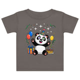 Baby jersey t-shirt  | Panda Geburtstag 3