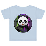 Baby jersey t-shirt | PANDA MIT KOPFHÖRER 5