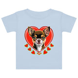 Baby jersey t-shirt | DOG LOVE 5