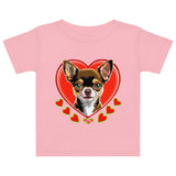 Baby jersey t-shirt | DOG LOVE 4