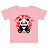 Baby jersey t-shirt | Panda Liebe 4