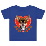 Baby jersey t-shirt | DOG LOVE 2