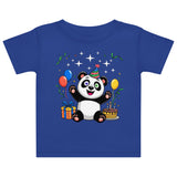 Baby jersey t-shirt  | Panda Geburtstag 2
