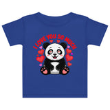 Baby jersey t-shirt | Panda Liebe 2