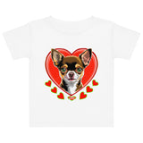 Baby jersey t-shirt | DOG LOVE 6
