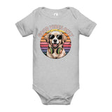 Baby short sleeve one piece  | Hund Good Vibes 4