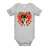 Baby short sleeve one piece | DOG LOVE 4