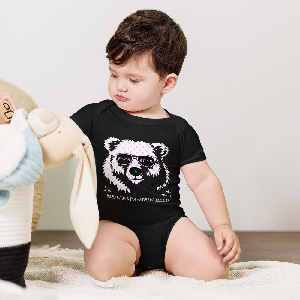 Baby short sleeve one piece | PAPA BEAR