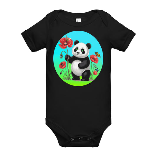 Baby short sleeve one piece  | PANDE BLUME LIEBE