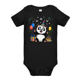 Baby short sleeve one piece  | Panda Geburtstag 1