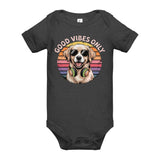 Baby short sleeve one piece  | Hund Good Vibes 2