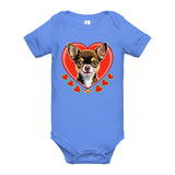 Baby short sleeve one piece | DOG LOVE 3