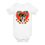Baby short sleeve one piece | DOG LOVE 7