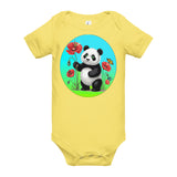 Baby short sleeve one piece  | PANDE BLUME LIEBE 5