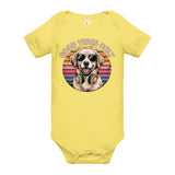 Baby short sleeve one piece  | Hund Good Vibes 6