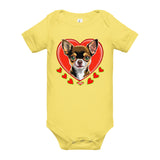 Baby short sleeve one piece | DOG LOVE 6