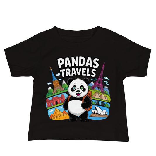 Baby Jersey Short Sleeve Tee | PANDA-TRAVELS