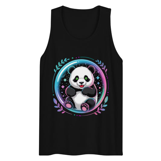 Men’s premium tank top  | PANDA PLANET