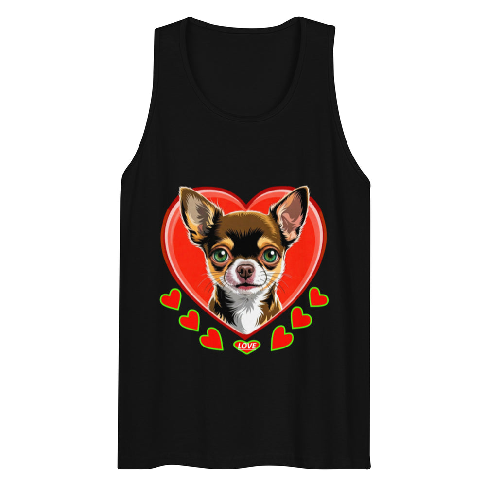Men’s premium tank top | DOG LOVE