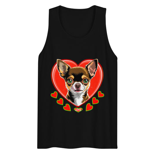 Men’s premium tank top | DOG LOVE
