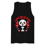 Men’s premium tank top | Panda Liebe 1