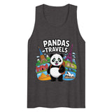 Men’s premium tank top | PANDA-TRAVELS 5