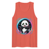 Men’s premium tank top  | PANDA PLANET 15