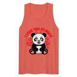Men’s premium tank top | Panda Liebe 15