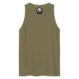 Men’s premium tank top | PANDA MIT KOPFHÖRER 14