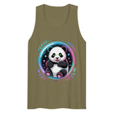 Men’s premium tank top  | PANDA PLANET 13