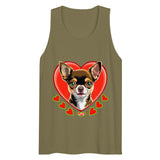 Men’s premium tank top | DOG LOVE 13