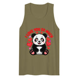 Men’s premium tank top | Panda Liebe 13