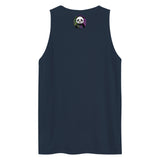 Men’s premium tank top | PANDA MIT KOPFHÖRER 8